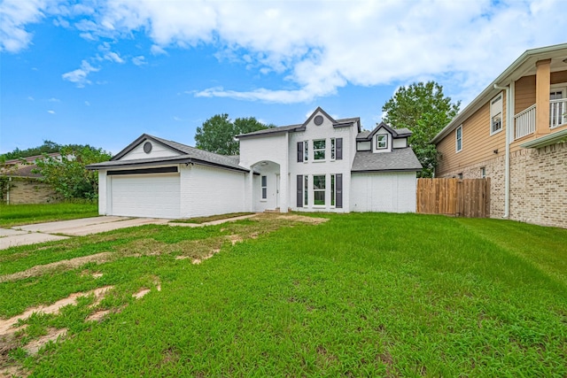 17802 Poppy Trails Ln, Houston, TX 77084 - view of front facade featuring concrete driveway, a garage, and roof with shingles
