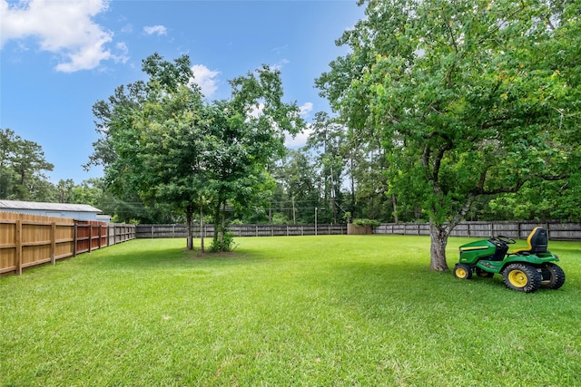 24917 W Christine Dr, Splendora, TX 77372 - fenced backyard featuring view of scattered trees