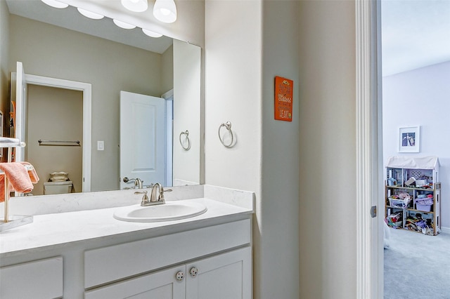 28606 Royal Pines Ct, Fulshear, TX 77441 - bathroom with vanity and toilet