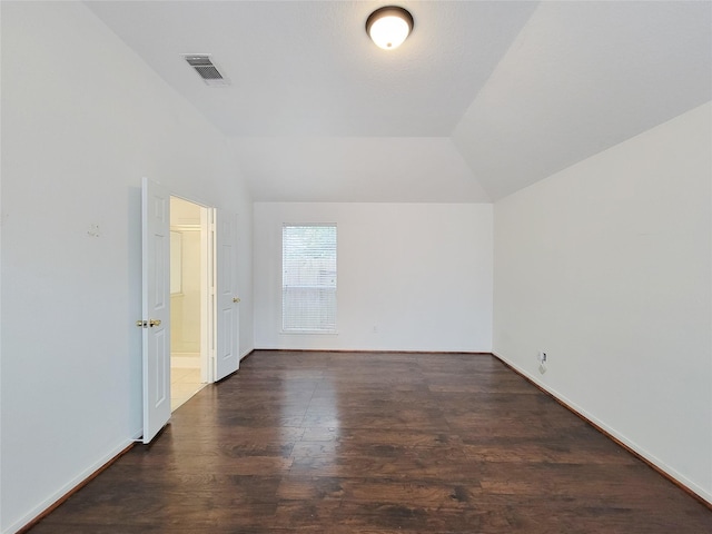 15311 Streetcar Ct, Cypress, TX 77429 - spare room featuring lofted ceiling and wood finished floors