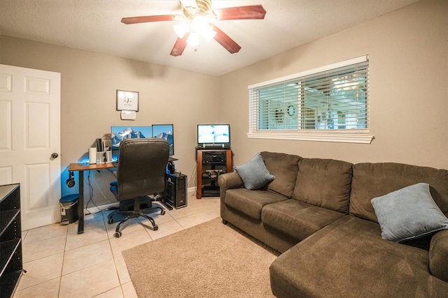 15638 Charolais Dr, Cypress, TX 77429 - office space with light tile patterned flooring and ceiling fan