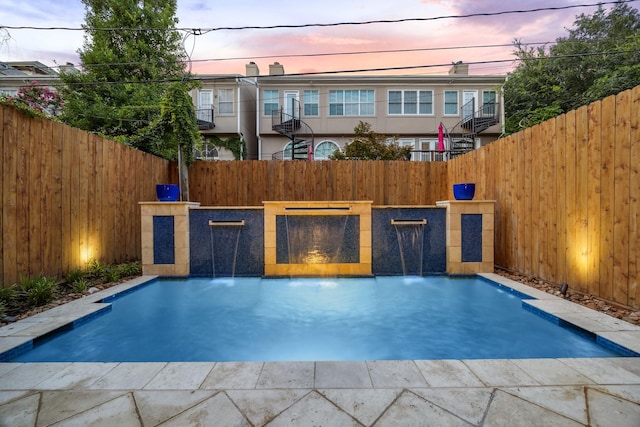 6410 Rodrigo St Unit B, Houston, TX 77007 - view of pool featuring a fenced backyard