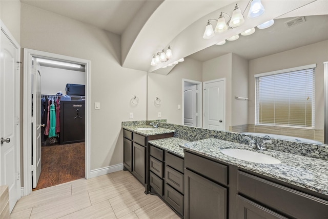 3834 Trophy Ridge Dr, Spring, TX 77386 - full bath with double vanity and a spacious closet