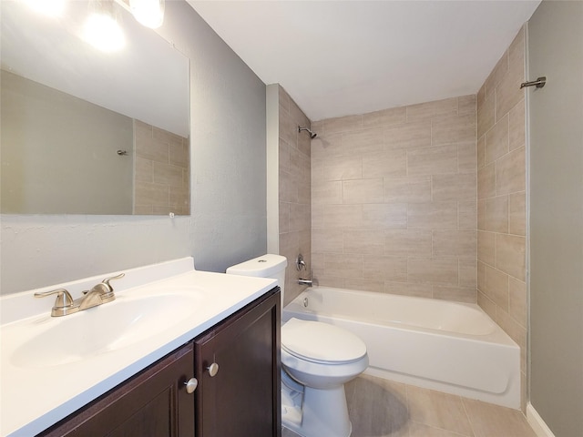 2600 Bellefontaine St Unit A21, Houston, TX 77025 - full bath featuring vanity, tile patterned flooring, and shower / bath combination