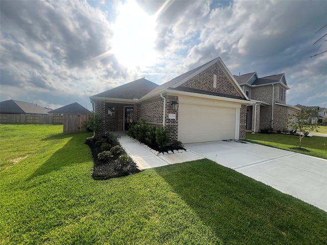 19358 Poppy Village Cir, Magnolia, TX 77355 - view of front of property with brick siding, driveway, and an attached garage