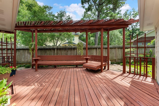 31 N Winterport Cir, The Woodlands, TX 77382 - deck featuring a fenced backyard