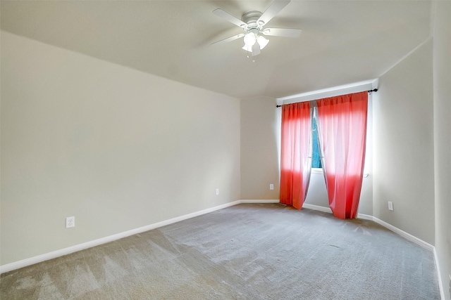 3705 Canterbury Park Dr, Pearland, TX 77584 - carpeted spare room featuring ceiling fan and baseboards
