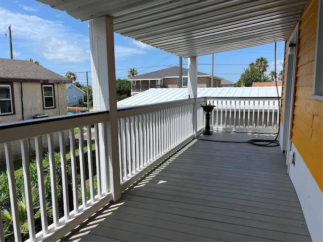 6625 Morris, Galveston, TX 77551 - view of deck