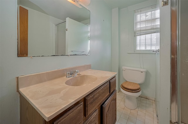 512 Threlkeld St, Houston, TX 77007 - bathroom featuring vanity and tile patterned flooring