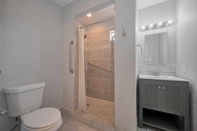 512 Threlkeld St, Houston, TX 77007 - bathroom with a stall shower and vanity