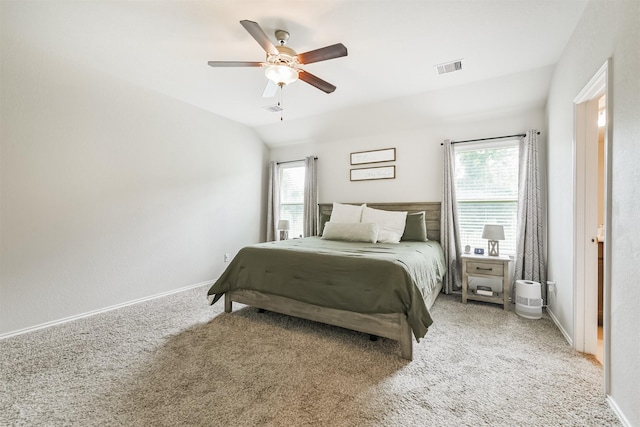 24218 Birchwood Creek Ct, Spring, TX 77389 - carpeted bedroom with baseboards and ceiling fan