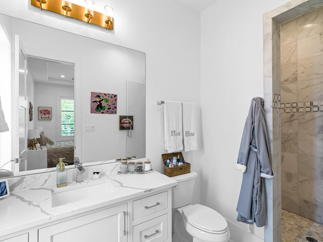 518 Hallie Dr, Houston, TX 77024 - full bath featuring vanity and a shower stall