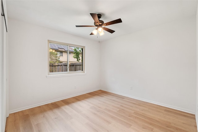 1714 Regal Blue Ct, Fresno, TX 77545 - spare room with light wood-style flooring and ceiling fan
