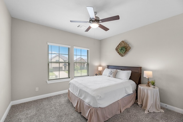 1926 Kingston Meadow Ln, Katy, TX 77494 - bedroom with light colored carpet and a ceiling fan