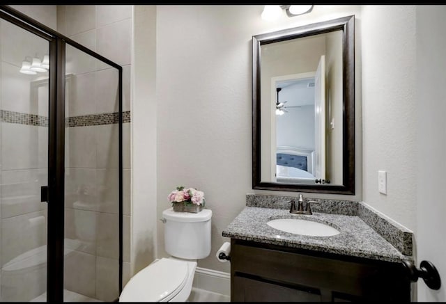 5011 Anthony Springs Ln, Sugar Land, TX 77479 - full bath featuring a shower stall and vanity