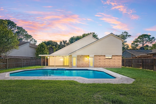 7306 Creek Crest Dr, Houston, TX 77095 - view of pool featuring a fenced backyard
