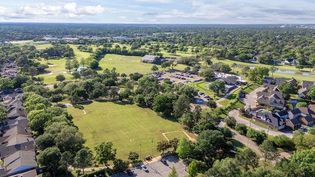 7306 Creek Crest Dr, Houston, TX 77095 - aerial view of property and surrounding area featuring a nearby body of water and nearby suburban area