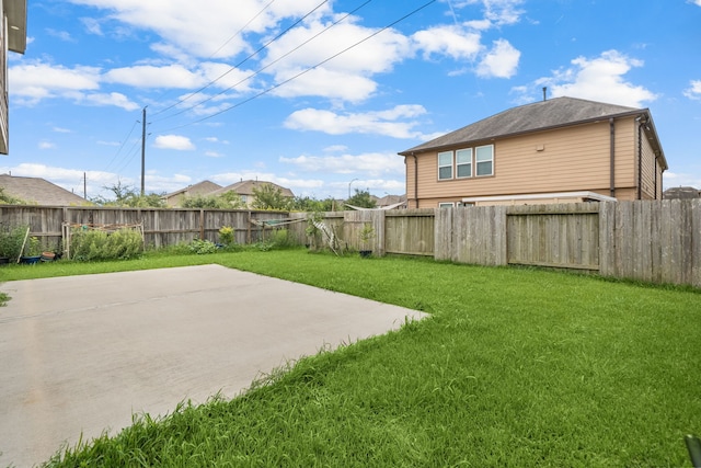 14722 Ruddy Duck Ln, Houston, TX 77049 - fenced backyard featuring a patio
