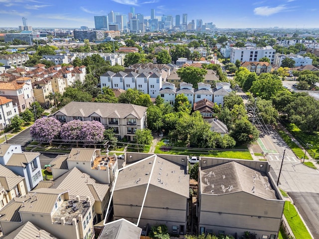 1422 Rosedale St, Houston, TX 77004 - aerial view of city skyline