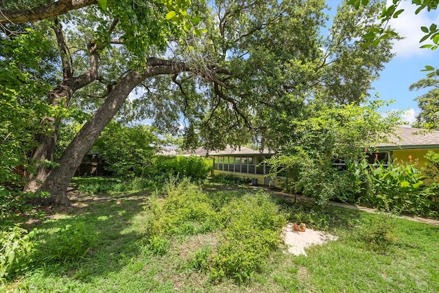 2110 Chippendale Rd, Houston, TX 77018 - view of yard with a sunroom