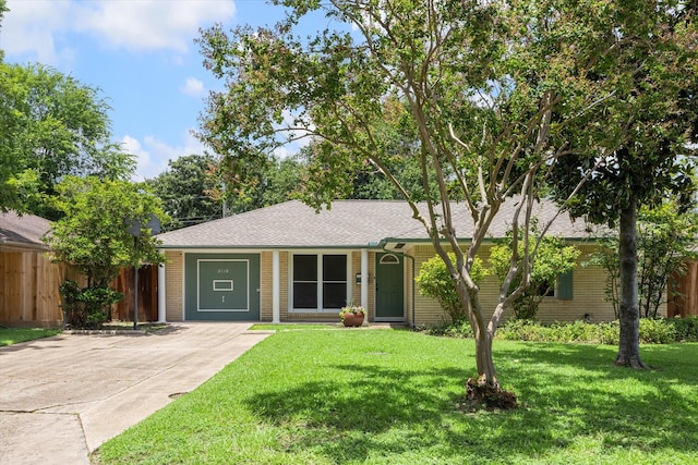 2110 Chippendale Rd, Houston, TX 77018 - ranch-style house with a shingled roof and brick siding