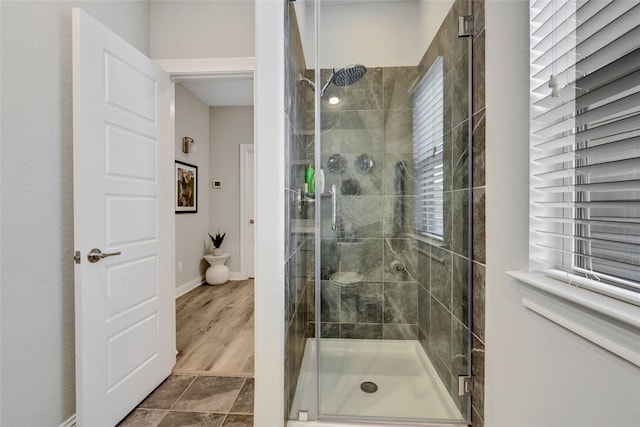 1002 Shepherd Oaks Dr, Houston, TX 77018 - bathroom with a stall shower