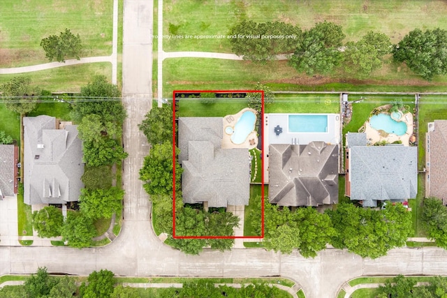 5222 Arcadia Glen Ln, Katy, TX 77494 - aerial view of a pool