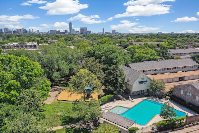 6442 Olympia Dr Unit 85, Houston, TX 77057 - bird's eye view of city skyline