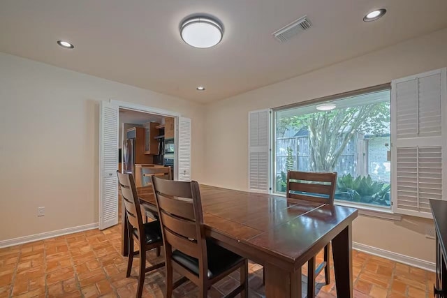 13115 Apple Tree Rd, Houston, TX 77079 - dining space featuring baseboards and recessed lighting