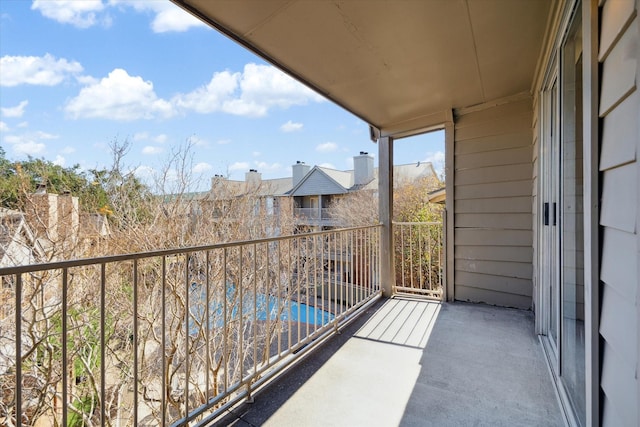11201 Lynbrook Dr Unit 3805, Houston, TX 77042 - balcony with view of pool