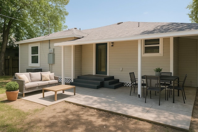 4521 Kingsbury St, Houston, TX 77021 - view of patio featuring outdoor lounge area