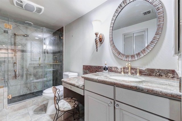 49 Briar Hollow Ln Unit 1801, Houston, TX 77027 - bathroom with vanity and a stall shower