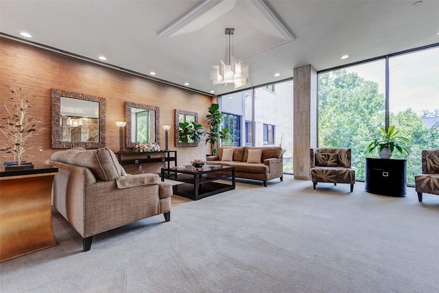 49 Briar Hollow Ln Unit 1801, Houston, TX 77027 - community lobby with floor to ceiling windows and recessed lighting