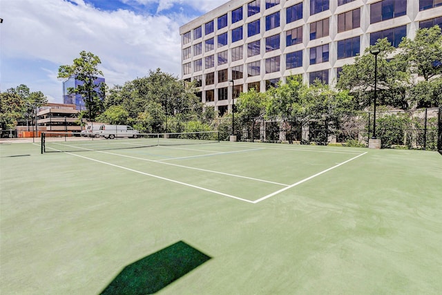 49 Briar Hollow Ln Unit 1801, Houston, TX 77027 - view of tennis court with community basketball court