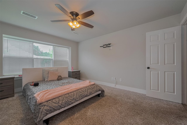 10527 Friars Hl, Houston, TX 77070 - bedroom featuring carpet floors and a ceiling fan