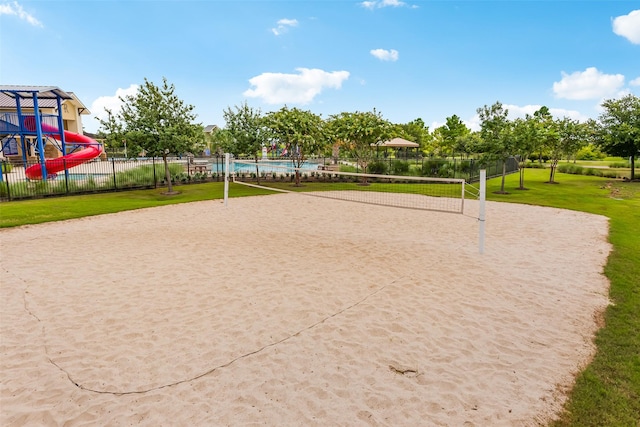 14062 Dunsmore Landing Dr, Houston, TX 77059 - view of community with volleyball court
