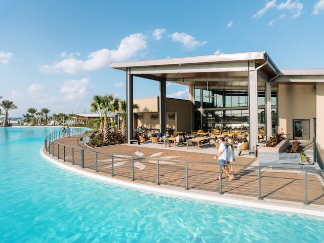 3173 Stingray Cove Dr, Katy, TX 77493 - outdoor pool featuring a patio