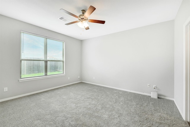 25707 Boxwood Hedge Ln, Tomball, TX 77375 - carpeted empty room featuring a ceiling fan and baseboards