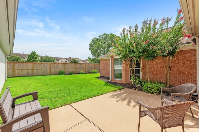 21403 Wild Jasmine Ln, Katy, TX 77450 - fenced backyard featuring a patio