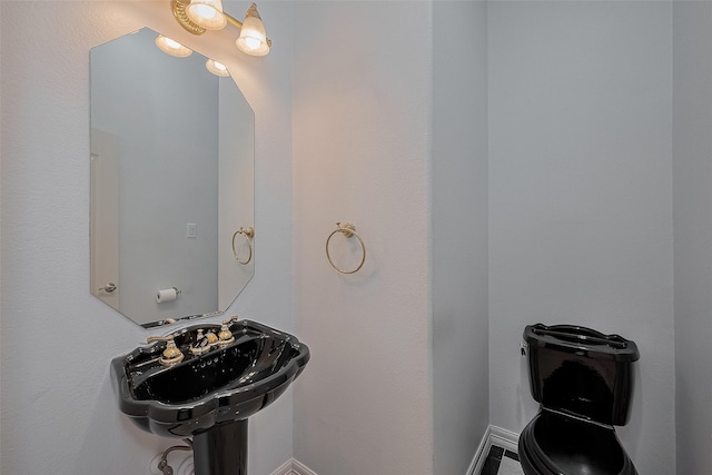 6210 Mahogany Way, Magnolia, TX 77354 - half bath featuring toilet and baseboards