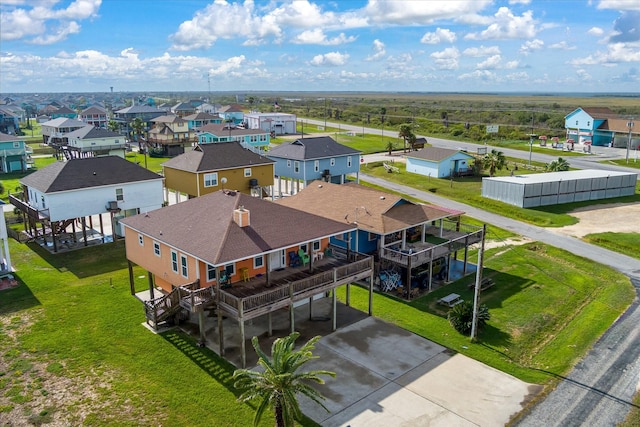 989 Biscayne, Crystal Beach, TX 77650 - aerial perspective of suburban area