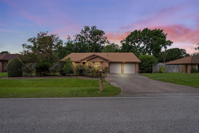 21807 Glenbranch Dr, Spring, TX 77388 - ranch-style home with an attached garage and driveway