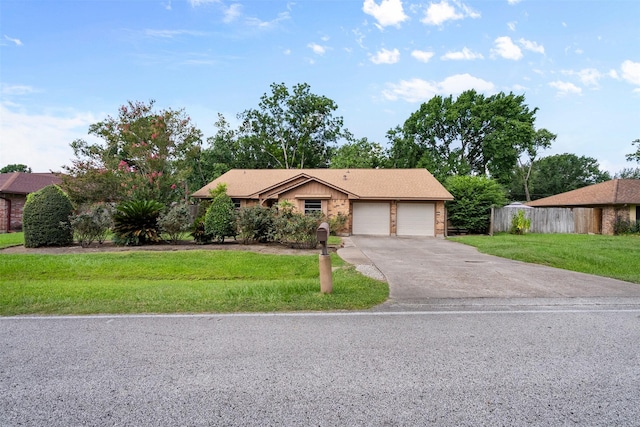 21807 Glenbranch Dr, Spring, TX 77388 - ranch-style home featuring a garage and driveway