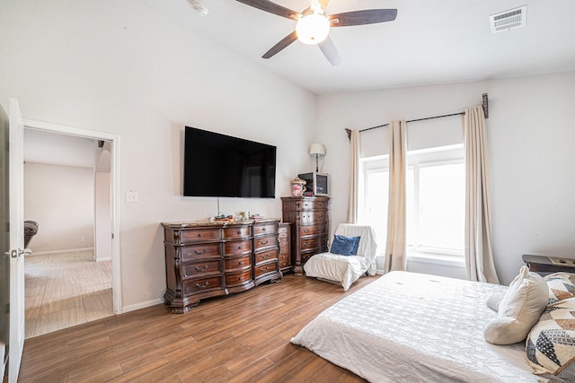 21323 Cypress Live Oak, Cypress, TX 77433 - bedroom featuring wood finished floors and ceiling fan