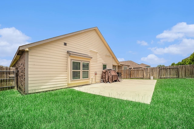 21323 Cypress Live Oak, Cypress, TX 77433 - back of property with a patio area and a fenced backyard