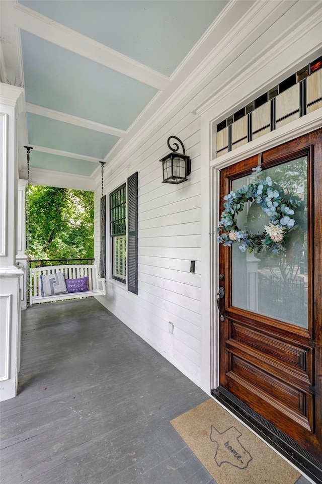 818 Waverly St, Houston, TX 77007 - property entrance featuring covered porch