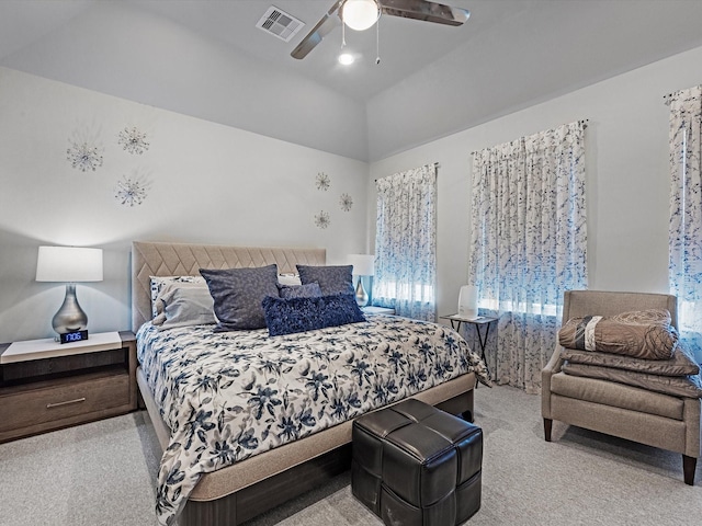 9660 Knight Rd, Houston, TX 77045 - bedroom featuring light colored carpet and a ceiling fan