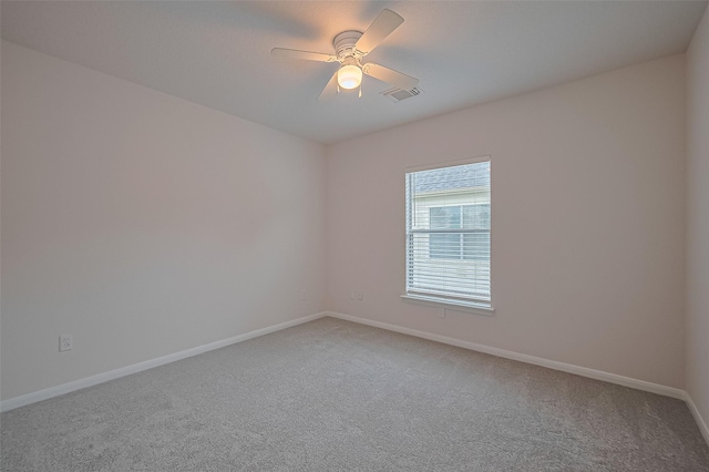 4001 Spring Garden Dr, Pearland, TX 77584 - empty room with light carpet and ceiling fan