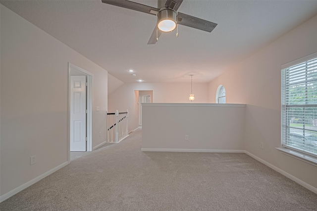 4001 Spring Garden Dr, Pearland, TX 77584 - carpeted spare room with baseboards and a ceiling fan