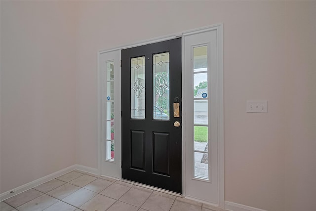 4001 Spring Garden Dr, Pearland, TX 77584 - entrance foyer featuring plenty of natural light and light tile patterned floors